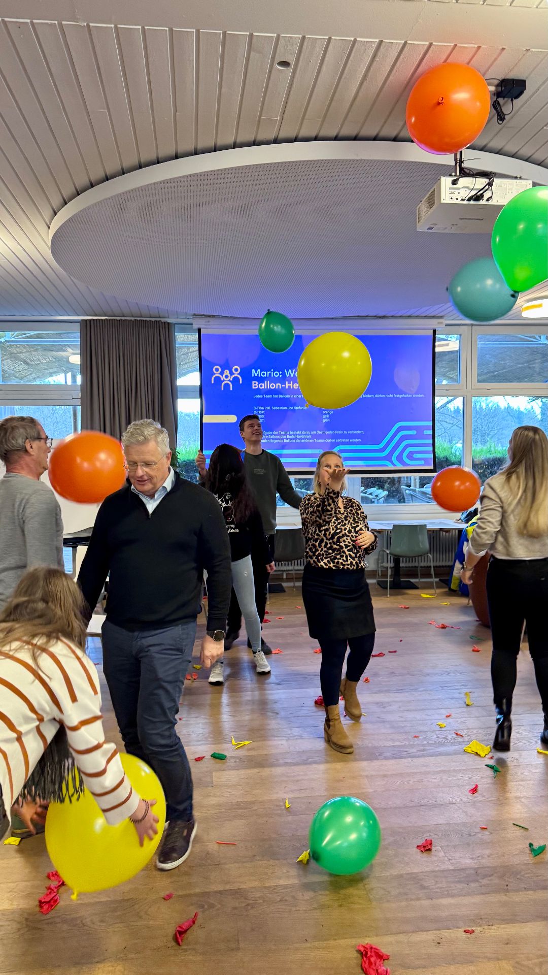 Ballon-Challenge im Workshop