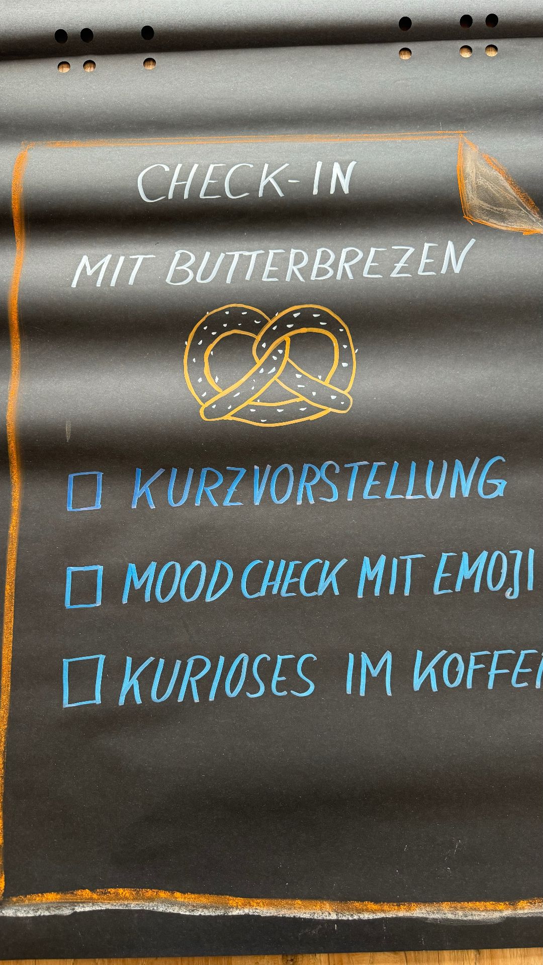 Check-in mit Butterbrezen