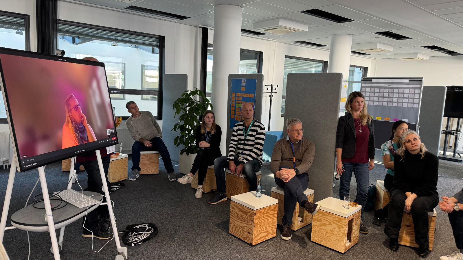 Hybrid-Workshop mit Remote-Teilnehmern