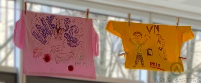 Epics als T-Shirt-Größen visualisiert